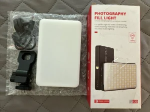 ST120 Photography Fill Light Selfie Light 5000Mah Rechargeable Clip Video Light