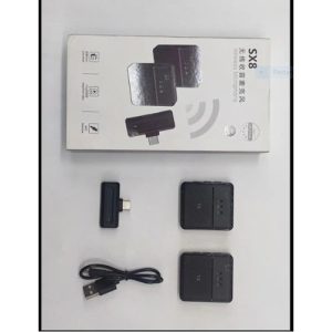 SX8 Dual Channel Wireless Mic – Long Range UHF Microphone Set
